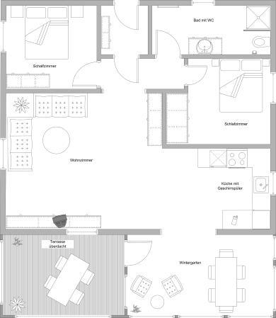 Zitas Ferienwohnung Reisach Ruang foto